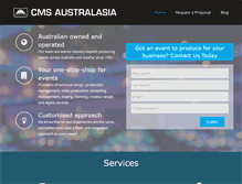 Tablet Screenshot of cmsaustralasia.com